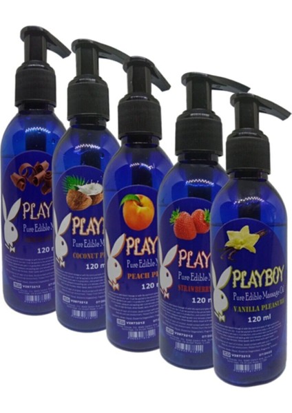 Pure Edible Massage Oil 120ML Masaj Yağı 5 Koku 5 Tat
