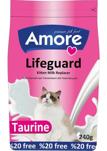 Lifeguard Yavru Kedi Süt Tozu 240 gr + Biberon + Kitten Şampuan