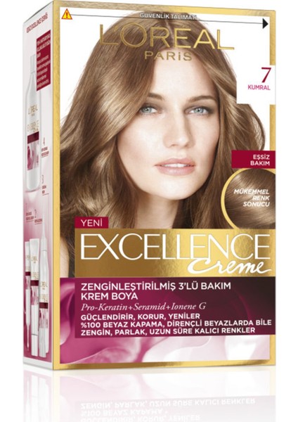 L'Oréal Paris Loreal Paris L'oreal Excellence Creme Saç Boyası 7 Kumral