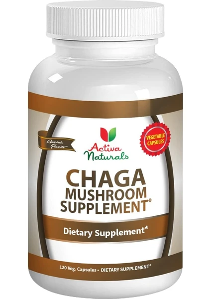 Active Natural Chaga Mushroom Mantarı 120 Kapsül