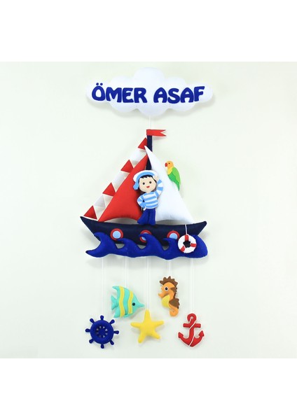 Ömer Asaf Isimli Denizci Bebek Odası Kapı Süsü