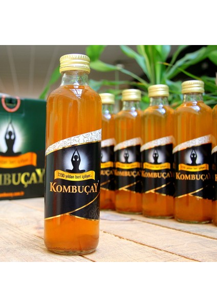 & Kombucha Siyah Çaylı Doğal Fermante Içecek 24 x 250 ml