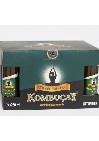 & Kombucha Yeşil Çaylı Doğal Fermante Içecek 24 x 250 ml