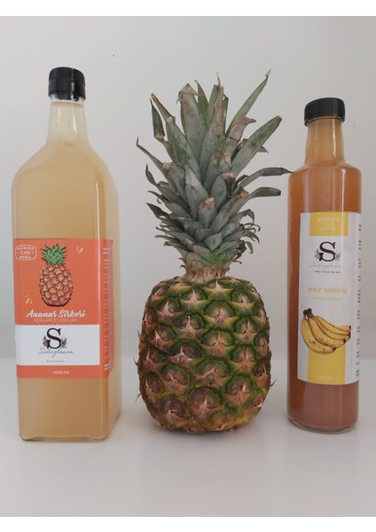 Ananas Sirkesi 1000 ml +  Muz Sirkesi 500 ml