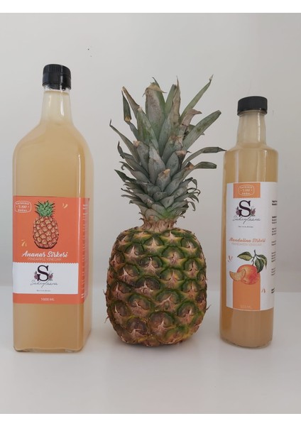 Ananas Sirkesi 1000 ml +  Mandalina Sirkesi 500 ml