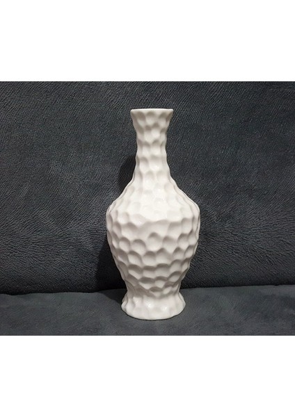 15cm Dalgalı Vazo Silikon Kalıp K-1077, Polyester Taş Tozu Alçı Kalıbı