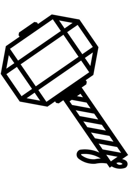 Thor Metal Duvar Tablosu