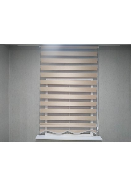 Dilimli Soft Bamboo Krem-3 Zebra Perde fiyatları