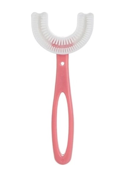 U Şeklinde Çocuk Diş Fırçası Pembe