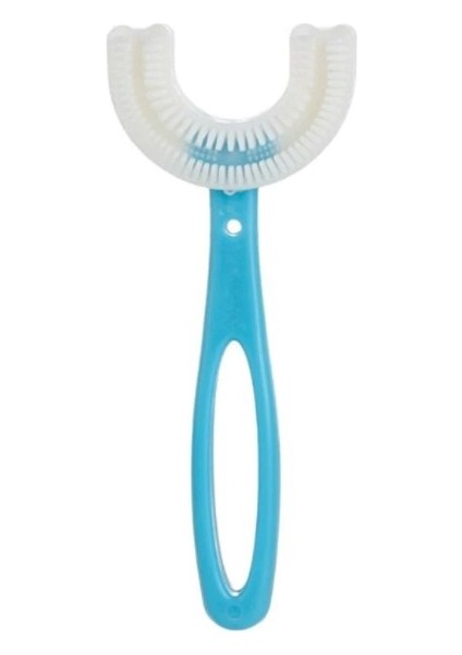 U Şeklinde Çocuk Diş Fırçası Mavi