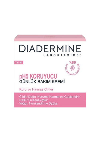 Ph5 Koruyucu Günlük Bakım Kremi Kuru ve Hassas Ciltler 50ML