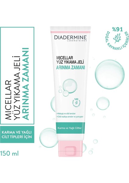 Micellar Yüz Yıkama Jeli Arınma Zamanı 150 ML