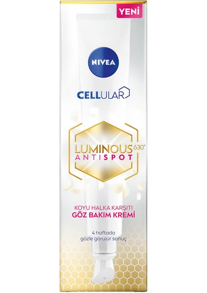 Cellular Luminous 630° Antispot Koyu Halka Karşıtı Göz Bakım Kremi 15ML