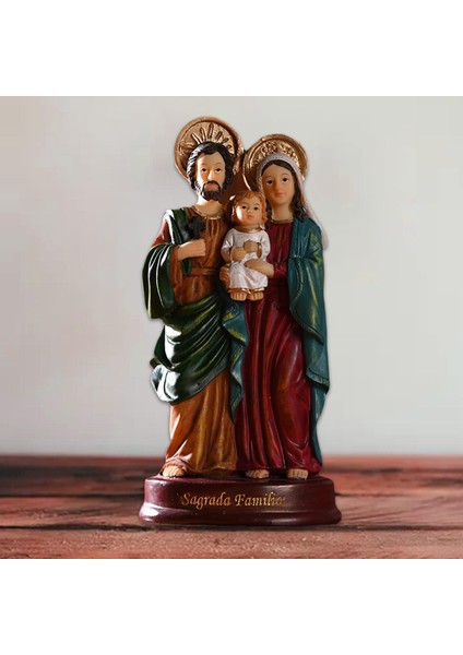 5.5 Inç Kutsal Aile Çocuk St Joseph Heykeli Heykelcik Katolik Süs (Yurt Dışından) modelleri