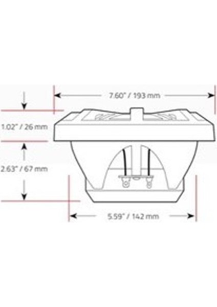 Boss Audio Systems MR62W Marin Hoparlör 165MM