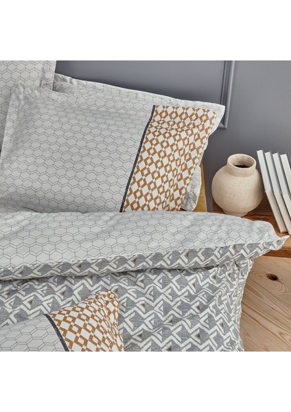 Bedding Taren Ranforce Tek Kişilik Nevresim Takımı - Gri