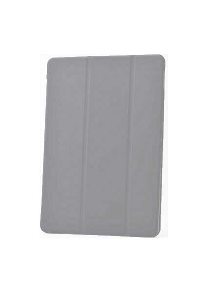 - Apple iPad 5 Air - Tablet Kılıfı Smart Cover Standlı 1-1 Kılıf - Gri