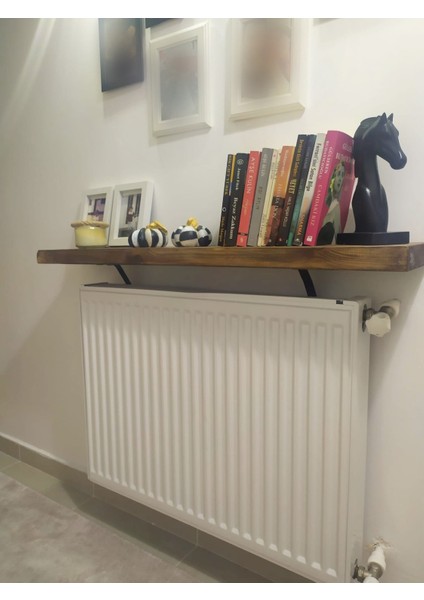 Karadeniz Dizayn Masif Ahsap Petek Üstü Raf Dresuar Duvara Montajsız 120 cm fiyatları