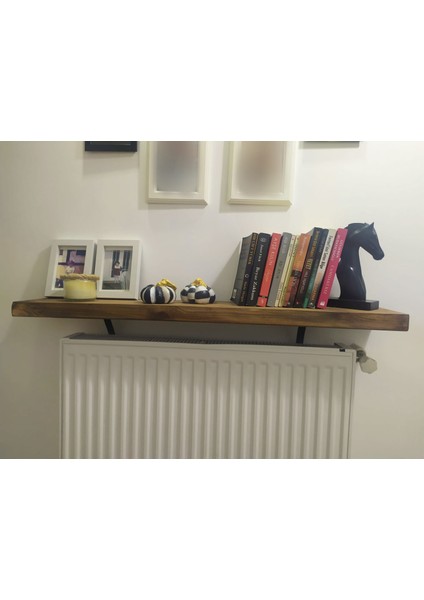 Karadeniz Dizayn Masif Ahsap Petek Üstü Raf Dresuar Duvara Montajsız 120 cm modelleri