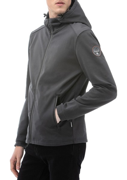 Erkek Kapüşonlu Softshell Jacket Addison1 U005716