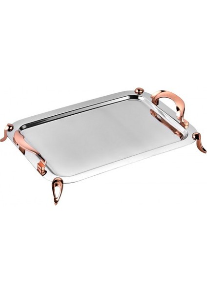 Ecrin Rose Gold Bakır Küçük Boy Tepsi