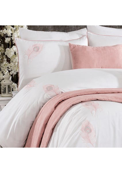 Collection 9 Parça Pamuklu Kadife Runner Örtülü Nakışlı Penna Nevresim Takımı fiyatları