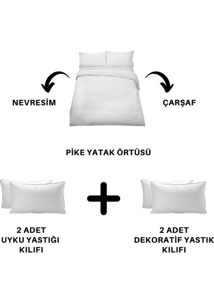 Collection 7 Parça Pike Yatak Örtülü Fil Desenli Pamuk Amazon Fırfırlı Nevresim Takımı modelleri