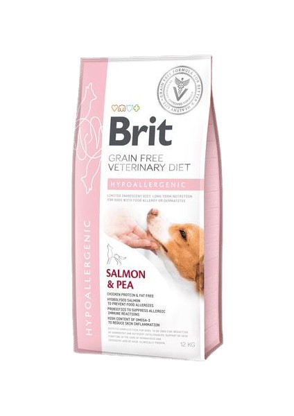 Brit Care Veteriner Diyet Serisi Mama Somon ve Bezelye 12 kg