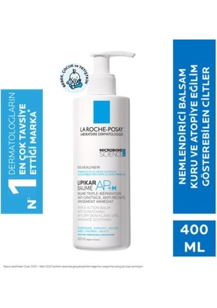 Lipikar Baume Ap+M Nemlendirici 400 ml