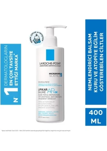 La Roche-Posay Lipikar Baume Ap+M Nemlendirici 400 ml