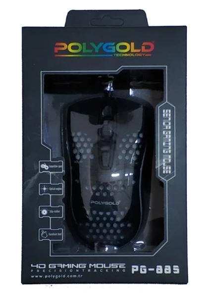 PG-885 Oyuncu Mouse - Siyah