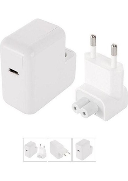 Tme Macbook 87W USB Type C 20.4V 4.3A 14.5V 2A Şarj Aleti Adaptörü