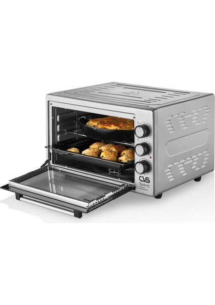 Dn 3977 Gurme Glass 40 Lt Midi Fırın Çift Camlı