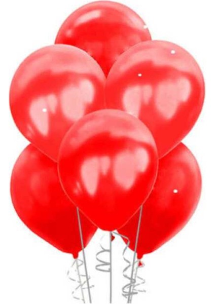 Balon 12 Metalik Kırmızı 12'li modelleri