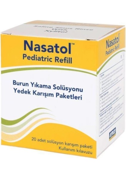 Pediatrik Refill Pediatrik Yedek Paketler 20 Adet