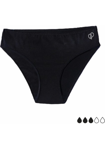 Nopad Klasik Siyah Yıkanabilir Regl Külodu