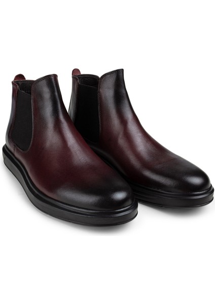 Deri Bordo Erkek Chelsea Bot fiyatları