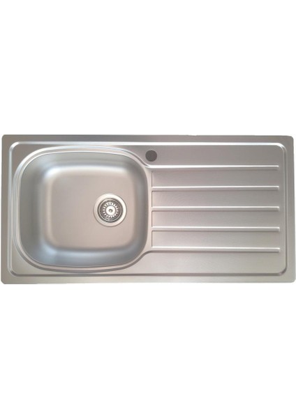 Tezgaha Sıfır Keten Dokulu K-T 86X43,5 Sag Evye