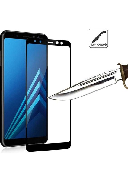 Samsung Galaxy A8 Plus 2018 Ekran Koruyucu Full Kavisli Tam Kaplayan 5d Hd Cam fiyatları