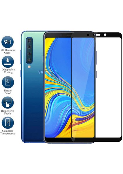 Samsung Galaxy A9 2018 Ekran Koruyucu Full Kavisli Tam Kaplayan 5d Hd Cam