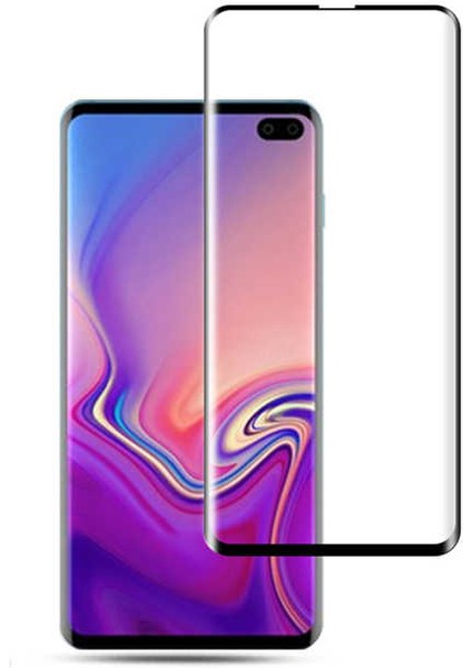Samsung Galaxy S10 Plus Uyumlu Ekran Koruyucu Full Kavisli Tam Kaplayan Hd Esnek Film