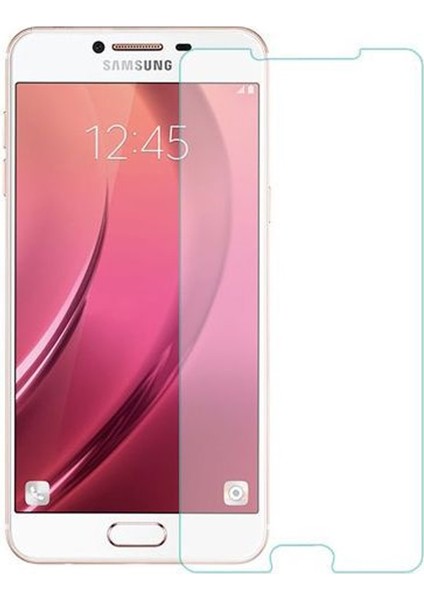 Samsung Galaxy C5 Uyumlu Ekran Koruyucu Yeni Nesil Hd Kalite Kırılmaz Cam