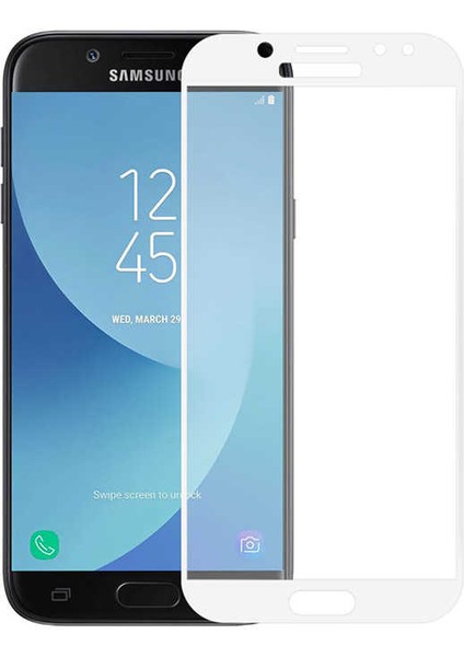 Samsung Galaxy J3 Pro (J330) Ekran Koruyucu Full Kavisli Tam Kaplayan 5d Hd Cam fiyatları