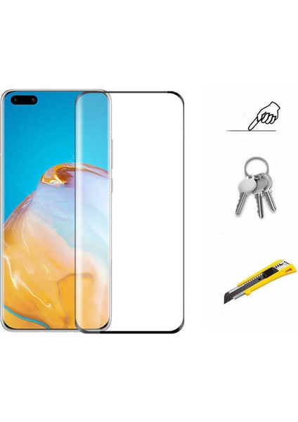 Huawei P40 Ekran Koruyucu Full Kavisli Tam Kaplayan 5d Hd Cam fiyatları