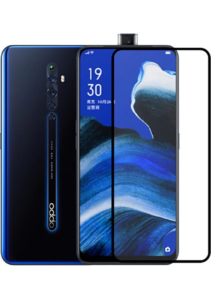 Oppo Reno 2z Ekran Koruyucu Full Kavisli Tam Kaplayan 5d Hd Cam