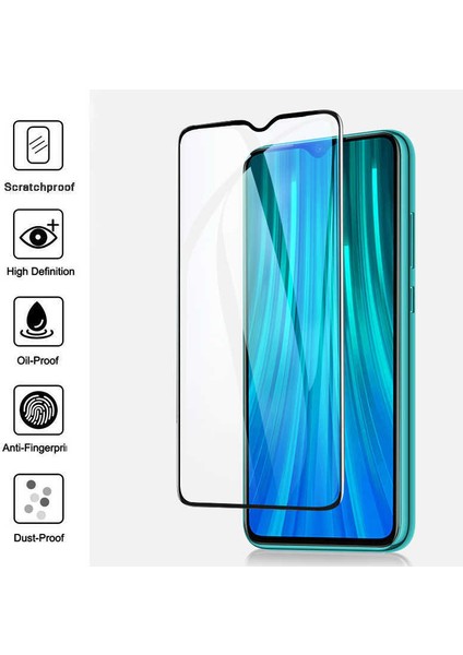 Realme C25 Uyumlu Ekran Koruyucu Full Hd Kavisli Tam Kaplayan Cam