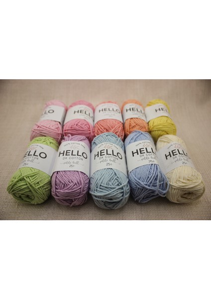 Dk Punch ve Amigurumi Pastel İplik Seti 10'lu Set 4 fiyatları