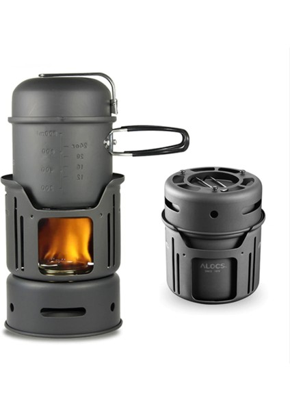 Alkol Ocaklı Pişirme Seti 1 2 Kişilik Çantalı Set
