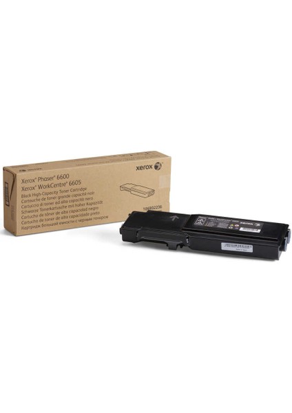 Phaser 6600-106R02236 Siyah Toner Yüksek Kapasiteli