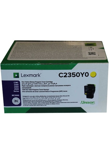 C2425-C2350Y0 Sarı Toner